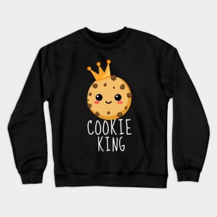 Cookie King Funny Crewneck Sweatshirt